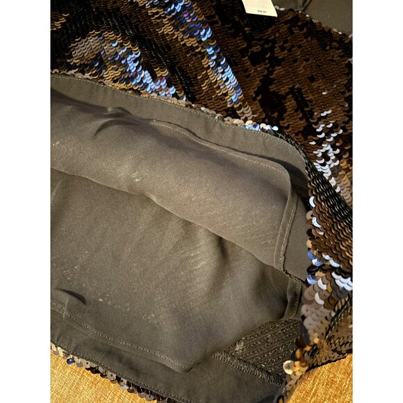 Express Black Sequin Camisole Top W/Adjustable Straps M NWT - Picture 9 of 9